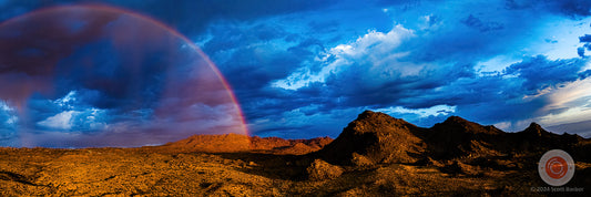 Desert Rainbow (Panoramic)